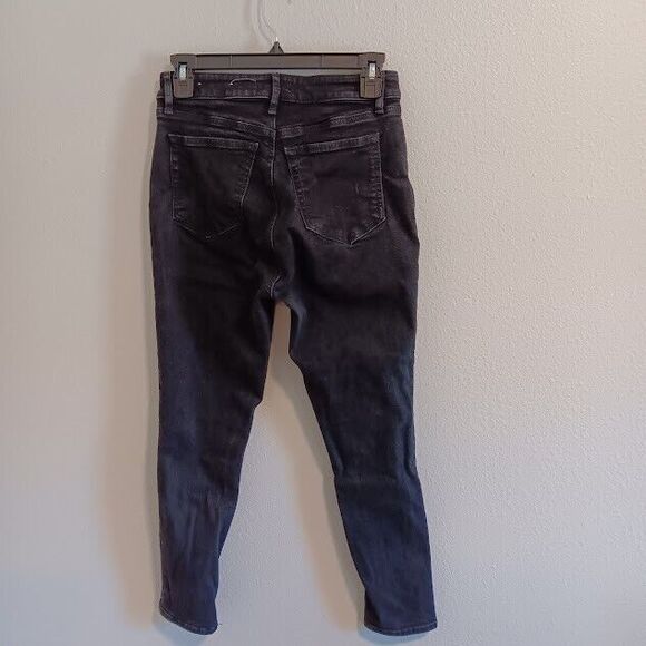 LOFT 27 / 4 Curvy Skinny Black Stretch Denim Womens Jeans - Picture 4 of 6